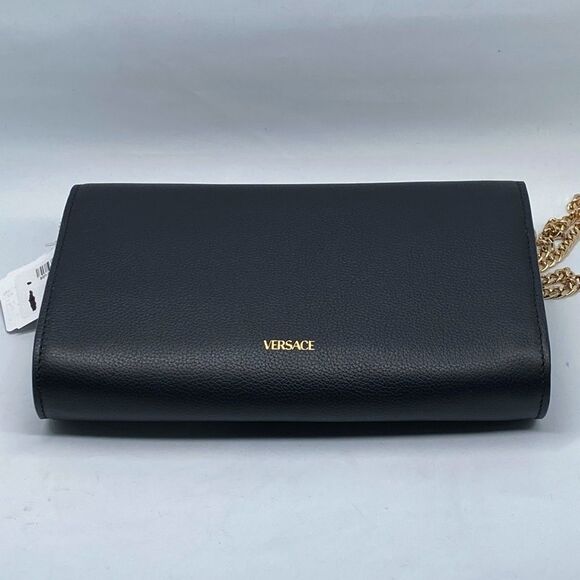 Versace La Medusa Tonal Leather Wallet Crossbody Bag - Picture 5 of 11